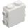 LEGO Bianco Mattoncino 1 x 2 x 1.6 con Lato e Estremità Bottoncini (67329)