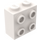 LEGO Weiß Backstein 1 x 2 x 1.6 mit Bolzen auf Eins Seite (1939 / 22885)