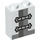 LEGO White Brick 1 x 2 x 2 with Clasps with Inside Stud Holder (3245 / 37190)