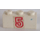 LEGO Bianco Mattoncino 1 x 3 con &#039;5&#039; in Rosso Adesivo (3622)