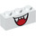 LEGO Wit Steen 1 x 3 met Boo Open Mouth (3622 / 68985)
