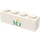 LEGO Weiß Backstein 1 x 4 mit MD Foods Logo Aufkleber (3010)