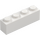 LEGO White Brick 1 x 4 with Orange Markings (3010)