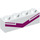 LEGO White Brick 1 x 4 with Purple Line (3010 / 55974)