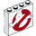 LEGO blanc Brique 1 x 4 x 3 avec Ghostbusters logo (49311 / 68407)