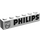 LEGO White Brick 1 x 6 with Black PHILIPS Logo and Name (3009)