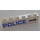 LEGO White Brick 1 x 6 with Blue &#039;POLICE&#039; and Black Arrow with &#039;HOT SURFACE&#039; - Left Side Sticker (3009)
