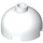 LEGO White Brick 2 x 2 Round with Dome Top (Hollow Stud, Axle Holder) (3262 / 30367)