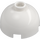 LEGO White Brick 2 x 2 Round with Dome Top (with Axle Holder) (3262 / 30367)