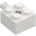 LEGO White Brick 2 x 2 with Pin and Axlehole (6232 / 42929)