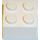 LEGO Weiß Backstein 2 x 2 ohne Kreuzstützen (3003)