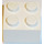 LEGO White Brick 2 x 2 without Cross Supports (3003)