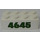 LEGO Blanc Brique 2 x 4 avec &quot;4645&quot; Autocollant (3001)