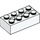 LEGO blanc Brique 2 x 4 avec Essieu des trous (39789)
