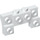 LEGO White Brick 2 x 4 x 0.7 with Front Studs and Thick Side Arches (14520 / 52038)