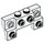 LEGO Blanco Ladrillo 2 x 4 x 0.7 con Frontal Espigas y arcos laterales delgados (14520)