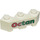 LEGO White Brick 3 x 3 Facet with Octan Sticker (2462)