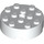 LEGO White Brick 4 x 4 Round with Hole (87081)