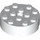 LEGO blanc Brique 4 x 4 Rond avec Trou (87081)