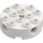 LEGO White Brick 4 x 4 Round with Holes (6222)