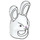 LEGO White Bunny Costume Head Cover (101508)