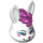 LEGO Wit Bunny Dancer Minifigure Hoofd (75377)