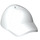 LEGO White Cap with Short Curved Bill with Hole on Top (11303)