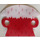 LEGO Weiß Umhang mit Arm Löcher und rot (26104)