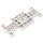 LEGO White Car Base 10 x 4 x 0.7 with Center Hole