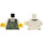 LEGO blanc Chef Enzo Minifig Torse (973 / 76382)