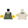 LEGO Wit Chef Enzo Minifiguur Torso (973 / 76382)