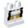 LEGO Wit Chevrolet Corvette C8.R Driver Minifigure Heupen en benen (3815 / 72335)