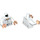 LEGO White Claire Dearing Minifig Torso (973 / 76382)