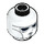 LEGO White Clone Pilot Head (Safety Stud) (3626 / 90738)