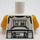 LEGO Wit Clone Trooper Commander Minifig Torso (973 / 76382)