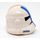 LEGO White Clone Trooper Helmet (Phase 2) with 501st Legion (11217 / 12963)