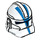 LEGO White Clone Trooper Helmet (Phase 2) with 501st Legion (11217 / 12963)
