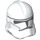 LEGO White Clone Trooper Helmet (Phase 2) with Black Lines (11217 / 16694)