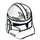 LEGO White Clone Trooper Helmet (Phase 2) with Wolf Pack Gray (11217 / 17070)