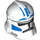 LEGO Wit Clone Trooper Helm met Gaten met ARC Trooper Blauw (2019 / 106817)