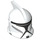 LEGO Blanc Clone Trooper Casque avec des trous avec Noir Marquages (1039 / 61189)