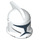 LEGO Weiß Clone Trooper Helm mit Löcher mit Schwarz Markings (61189 / 63578)