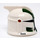 LEGO White Clone Trooper Helmet with Holes with Clone Commander Gree Pattern (61189 / 74820)