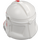 LEGO White Clone Trooper Helmet with Holes with Coruscant Guard Red Markings (11217 / 104263)