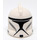 LEGO Wit Clone Trooper Helm met Gaten met Grijs Markeringen en Zwart Vizier (12747 / 37832)