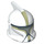 LEGO Blanc Clone Trooper Casque avec des trous avec Olive Vert Marquages pour Clone Trooper Sergeant (12781 / 61189)