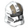 LEGO Blanc Clone Trooper Casque avec des trous avec Phase 2 Clone Gunner Bronzer Paterne (11217 / 100653)