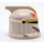 LEGO White Clone Trooper Helmet with Holes with Yellow Clone Pilot Pattern (61189 / 63150)