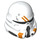 LEGO Blanc Clone Trooper Casque avec Orange Marks (16930 / 68742)