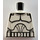 LEGO Hvit Clone Trooper Overkropp uten armer (973)